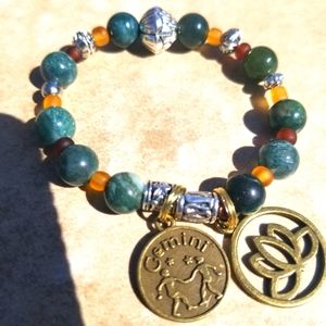 Zen Unisex Jade Beaded Bracelet